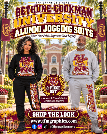Bethune-Cookman Alumni Jogging Suit | Wildcat Sweatshirt & Jogger Set