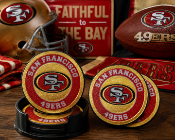 San Francisco 49ers Coaster Set