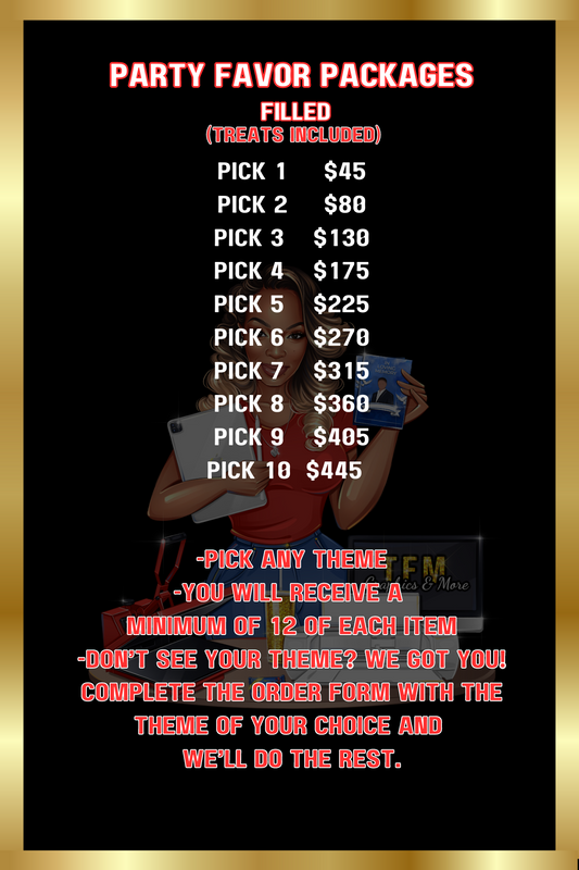 Party Packages (Filled)