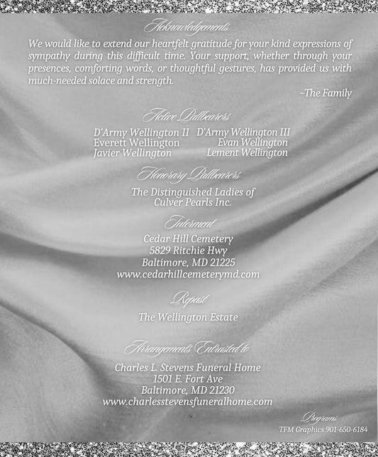 Gracious Pearl Obituary