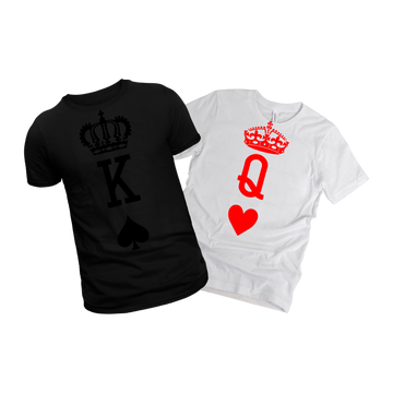 "King/Queen" T-shirt Set