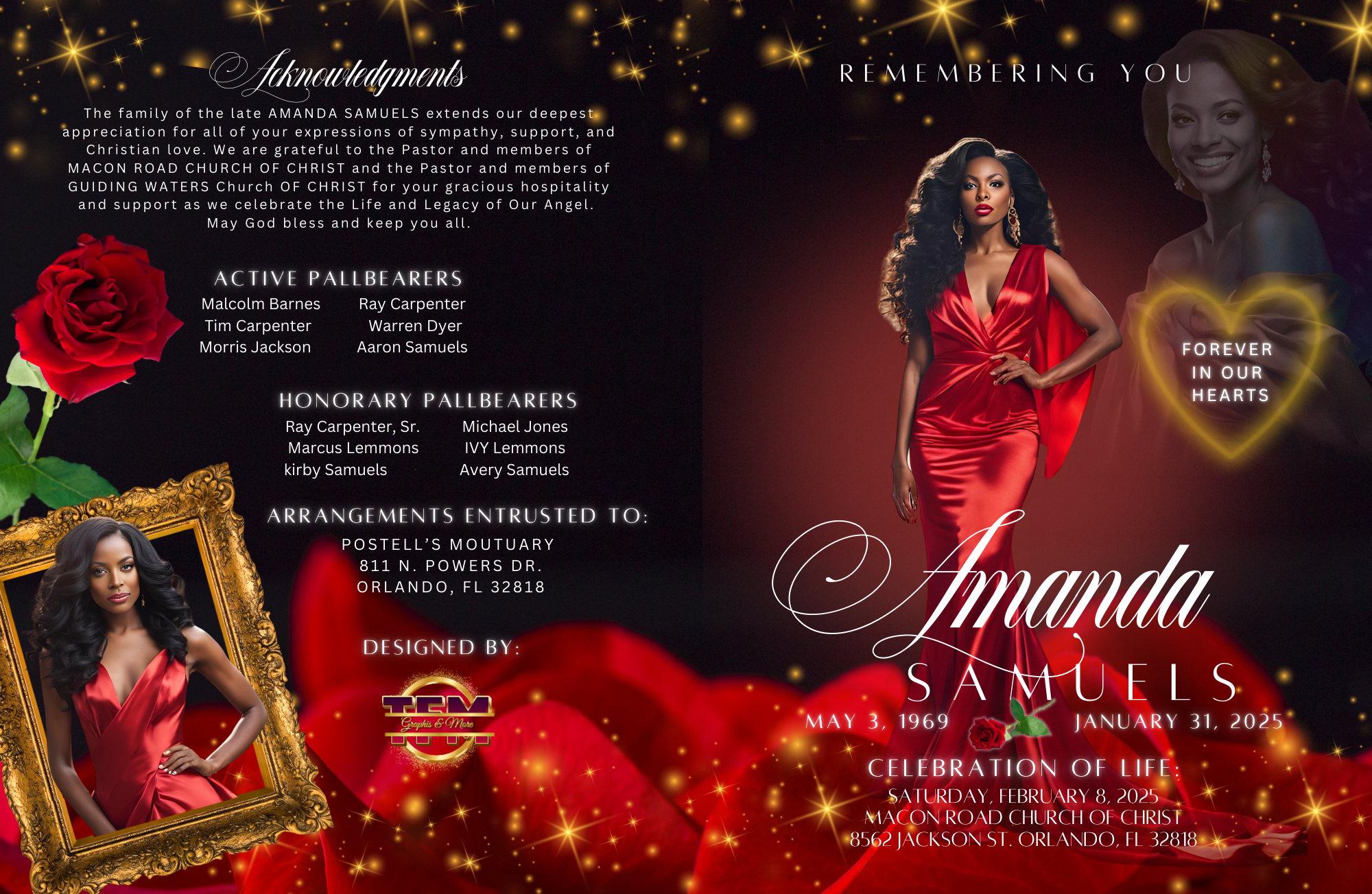 Red Rose Obituary