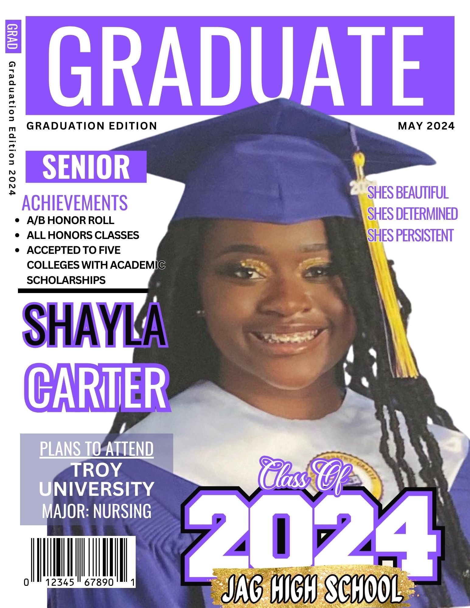 Graduation Magazine Cover