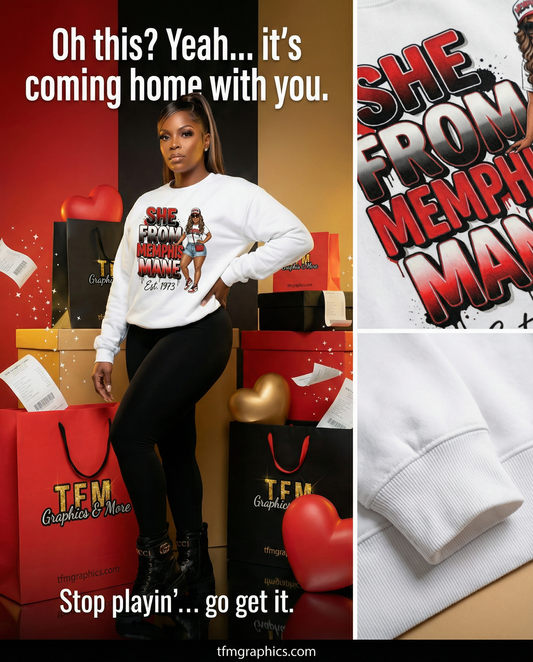 "She from Memphis Mane" Sweatshirt