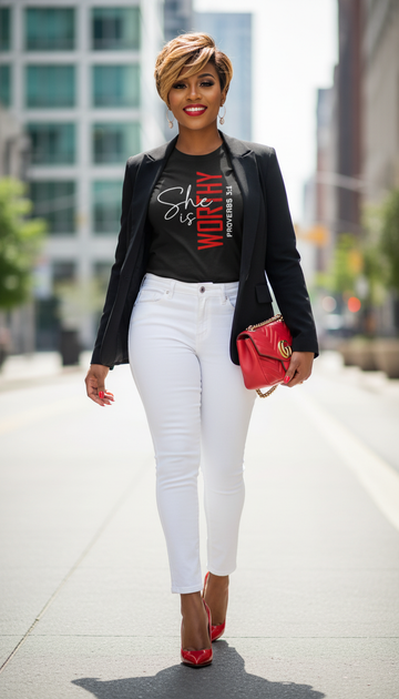 "She is Worthy" Tee or Sweatshirt