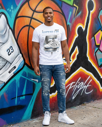 Metallic 5's T-shirt