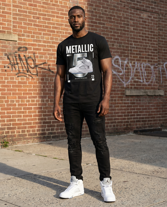 Metallic 5's T-shirt